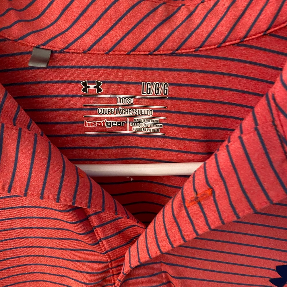 Mens Large Under Armor Golf polo